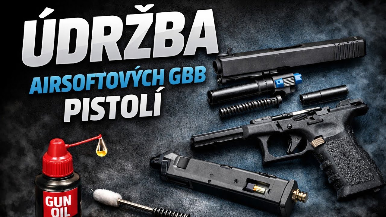 Jak udržovat plynové pistole - airsoft (CZ/SK)