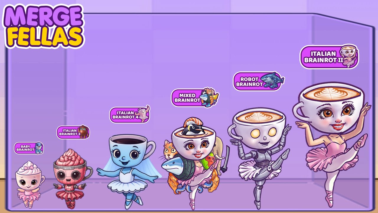 Merge Fellas Boss + Boss MIXED BRAINROT, ROBOT BRAINROT, BABY SAHUR & ITALIAN BRAINROT 2 #boss 