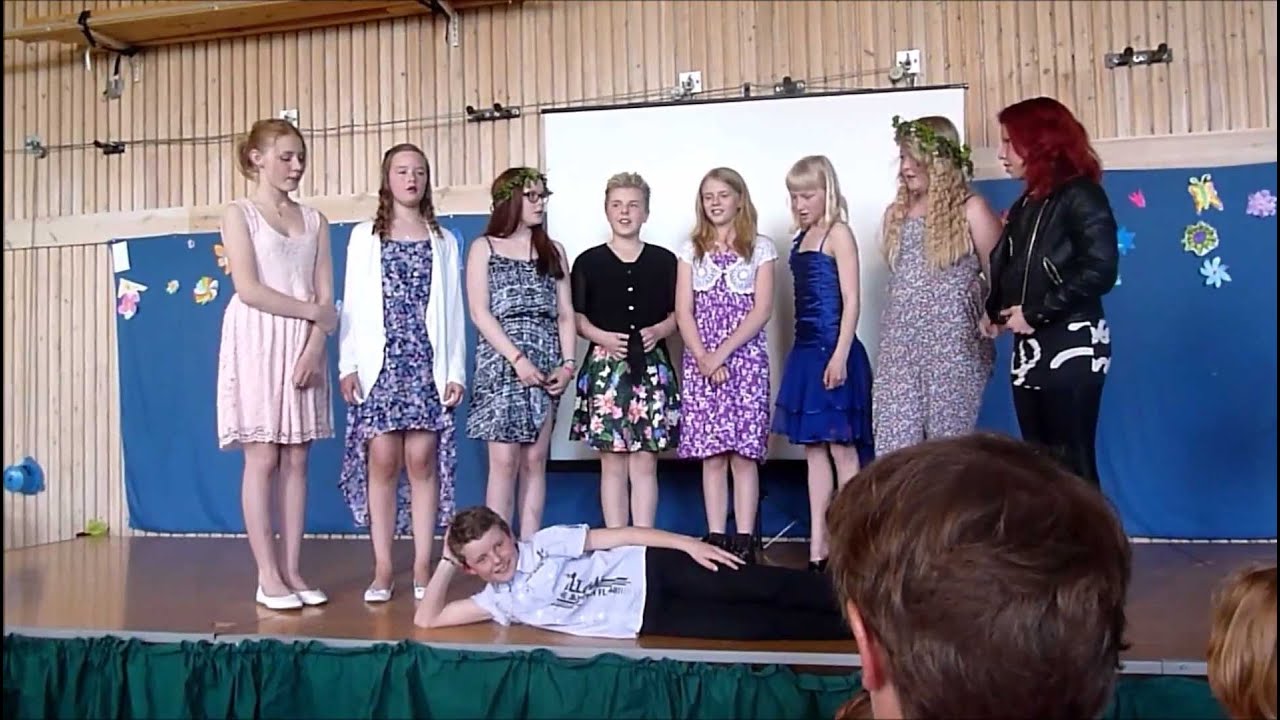 Skolavslutning Klövsjö skola 2015-06-10