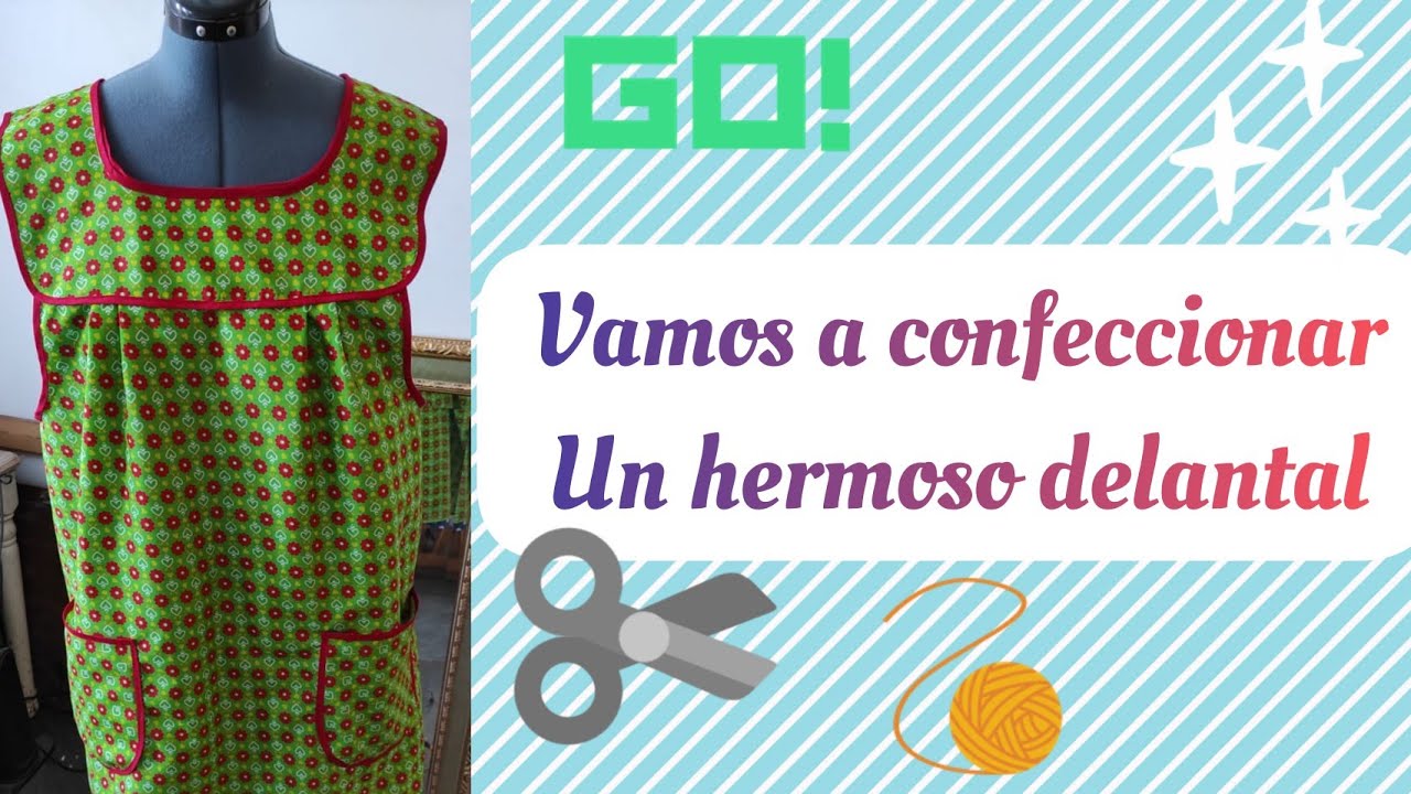 Confección de un Delantal o Mandil completo.