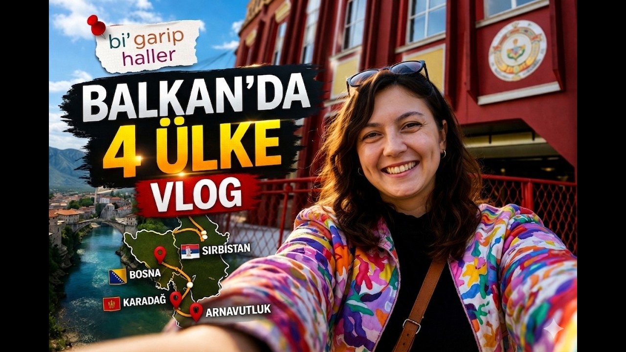🛫Tek Başıma BALKAN TURU VLOG-2 | S.t Naum, Kotor, Arnavutluk, Sarajevo, Bosna Hersek.