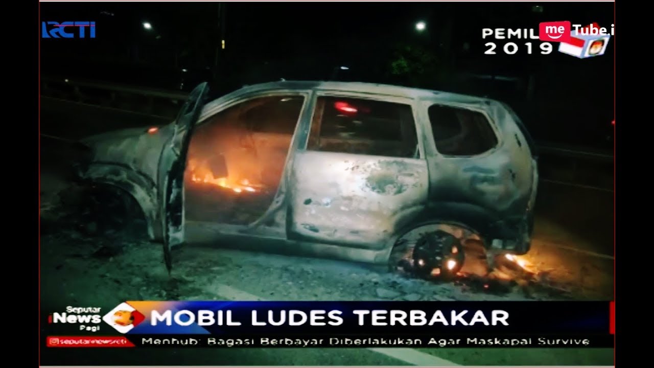 Mobil Ludes Terbakar di Tol, Lalin Macet Panjang - SIP 13/01