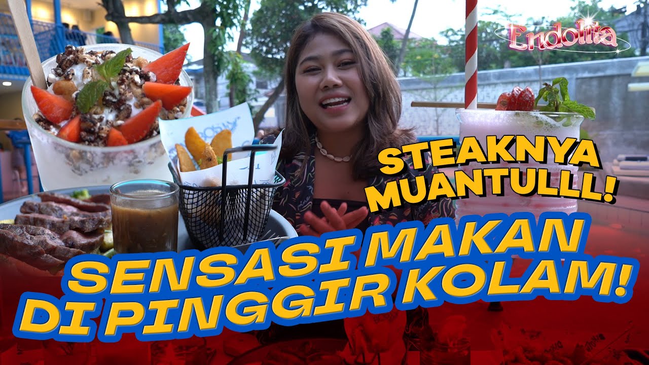 Nyobain Makan DIKOLAM! Cafe yang Lagi VIRAL di Kemang! #Endolita | Malesbanget