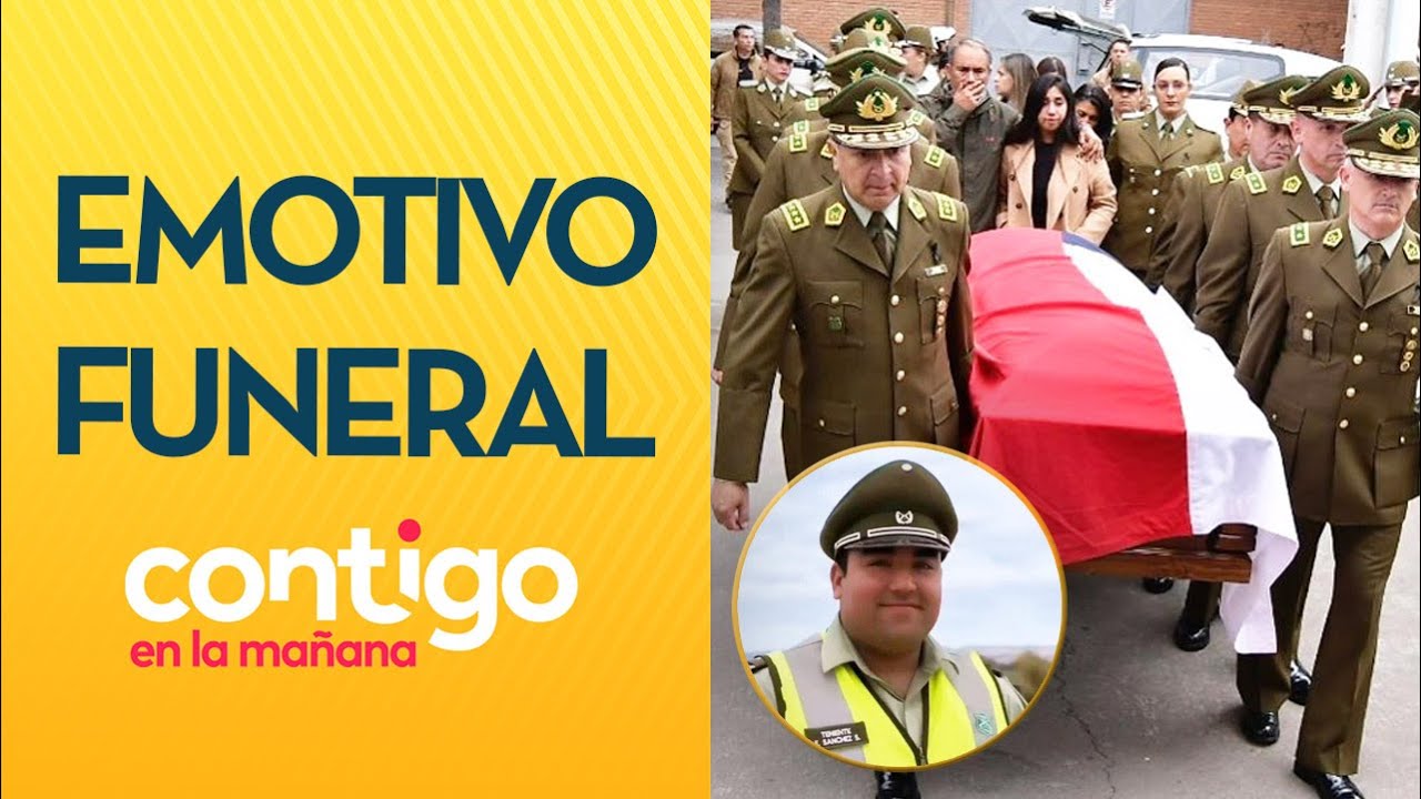EMOTIVO FUNERAL: Así fue la despedida con honores del teniente Sánchez - Contigo en la Mañana