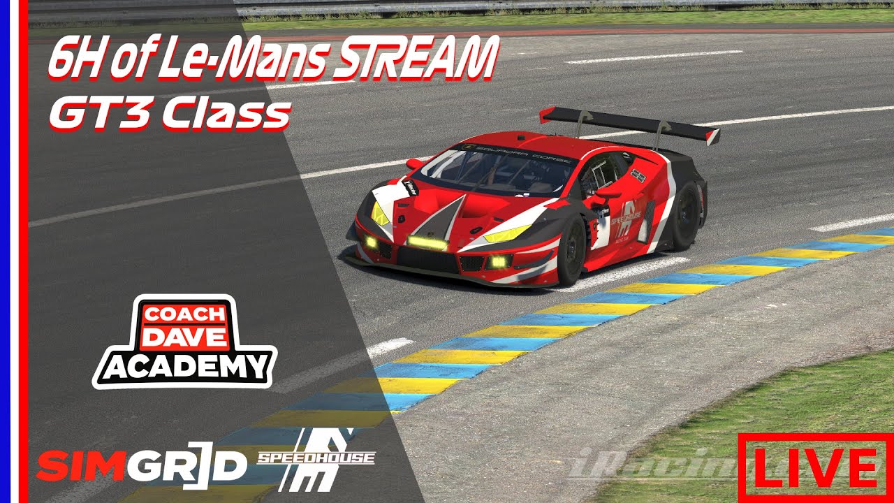 6H OF LE-MANS | iRacing | Coach Drive Academy Event | SpeedHouse Racing Team