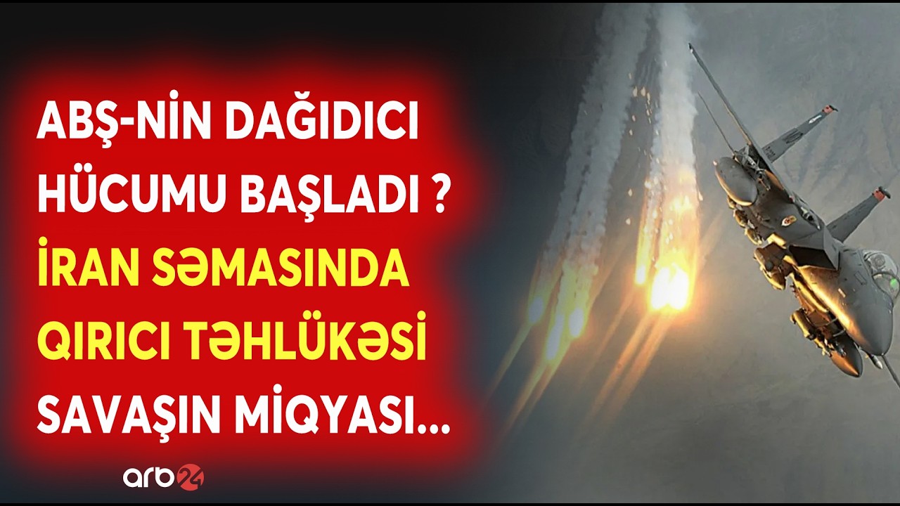 SON DƏQİQƏ! İranda TƏŞVİŞ BAŞLADI - ABŞ ordusuna HÜCUM ƏMRİ VERİLDİ? - Qırıcı və təyyarələr...