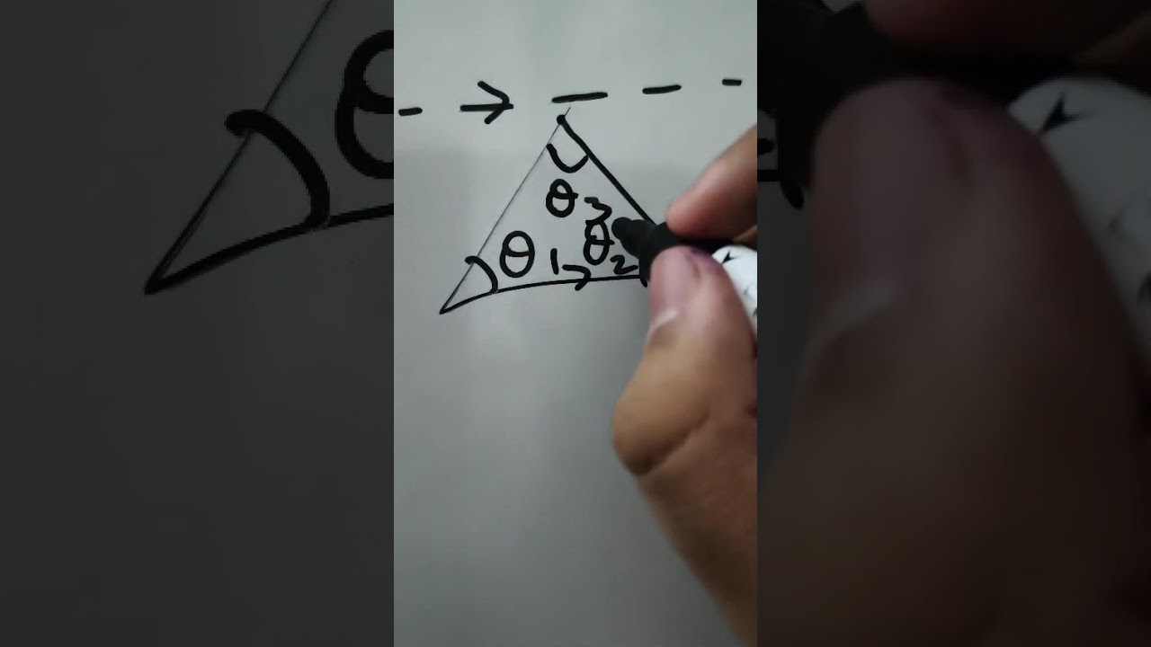 180°=Sum of Angles, Proof!! for triangle 