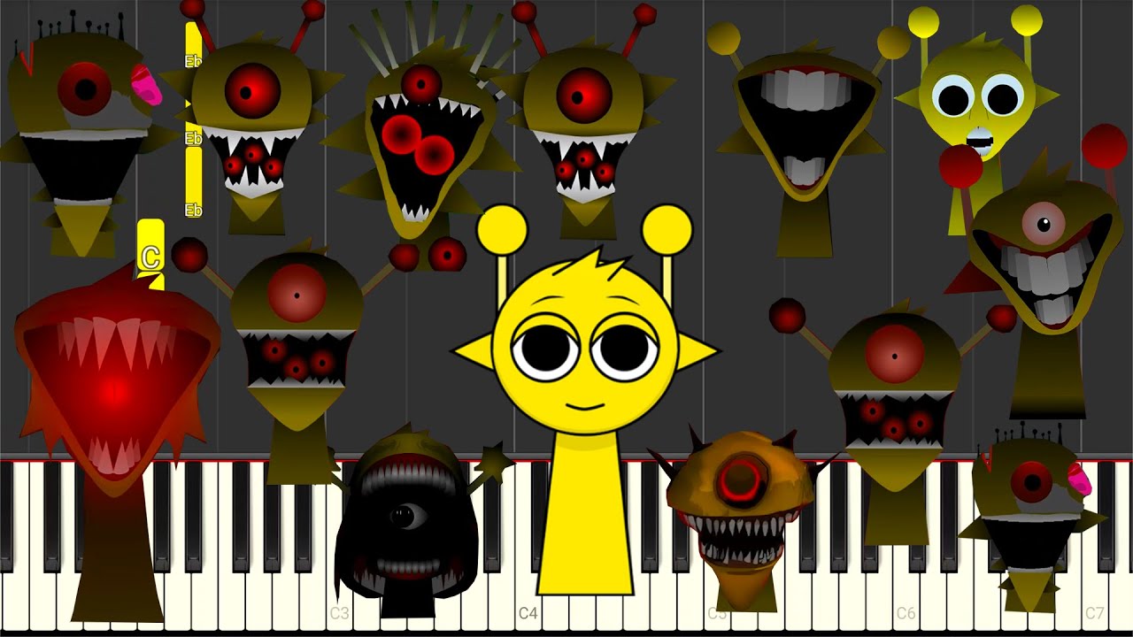 Simon in 15 Phases Incredibox Sprunki - Easy Piano Tutorial