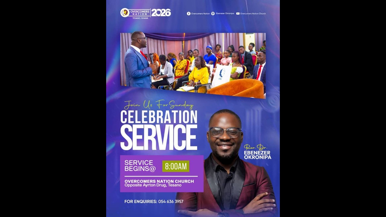 SUNDAY CELEBRATION SERVICE| OVERCOMERS NATION CHURCH