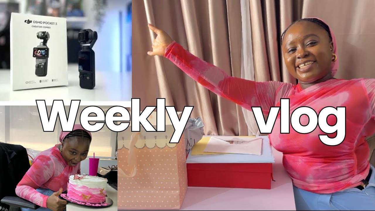 I Got a new camera - Dji Osmo Pocket 3 for My Birthday! 🎁 | Lagos Vlog + Unboxing + Surprises 