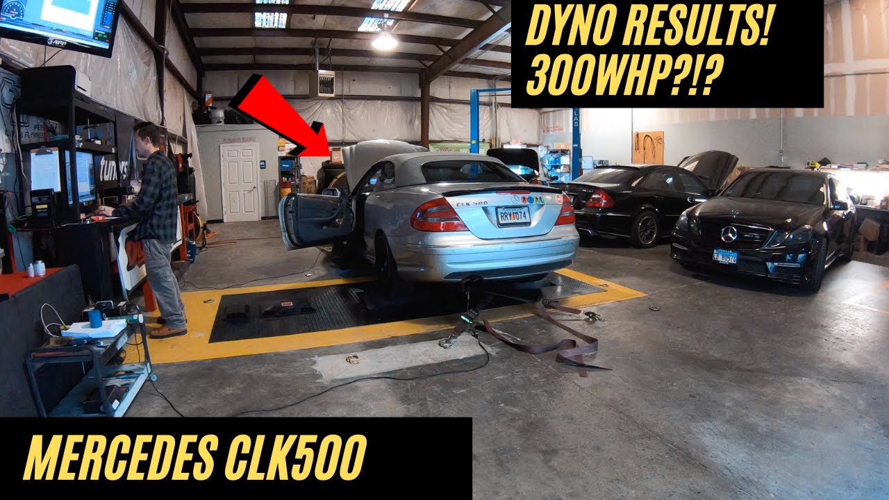 FINALLY DYNO TUNING My Mercedes CLK500 at RaceIQ Performance!