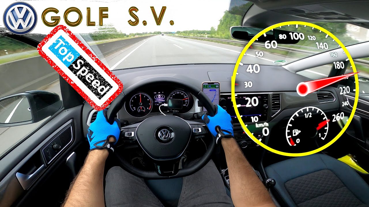 Golf Sportsvan VW: максимальная скорость