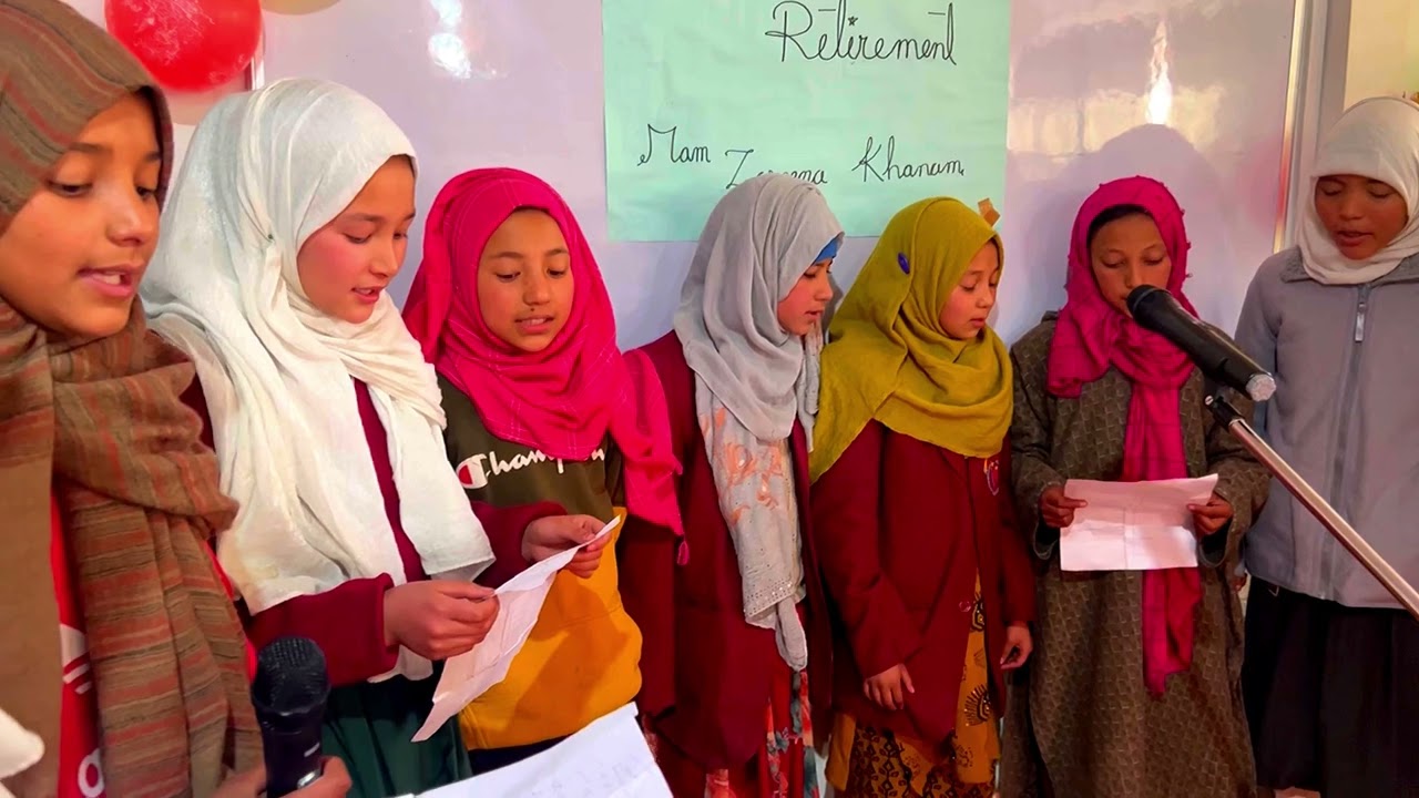 RETIREMENT DAY | MAM ZARINA KHANAM | GOVT HIGH SCHOOL MINJEE