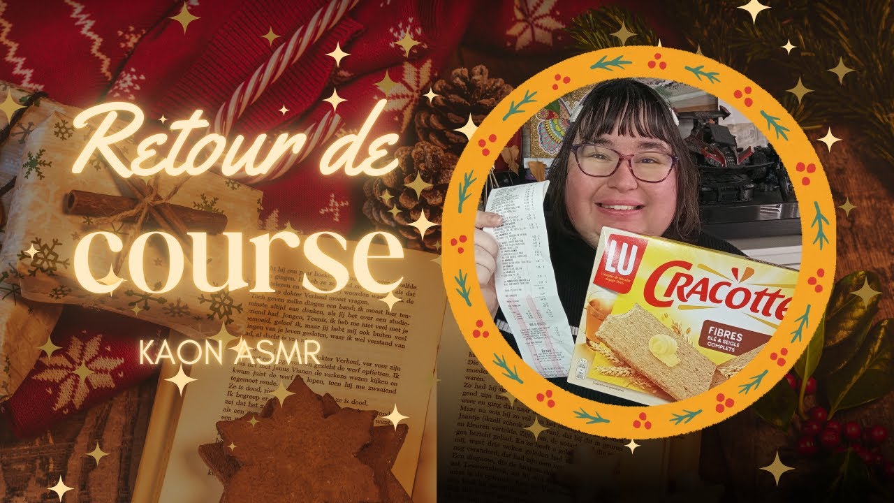 #asmr retour de COURSE 40 min 🛒