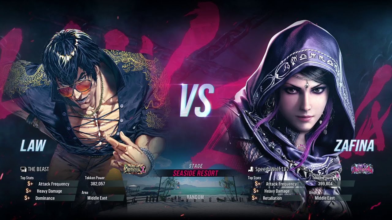 BSK (Law) VS Speed-Wolf 187 (Zafina) Tekken 8 Ranked