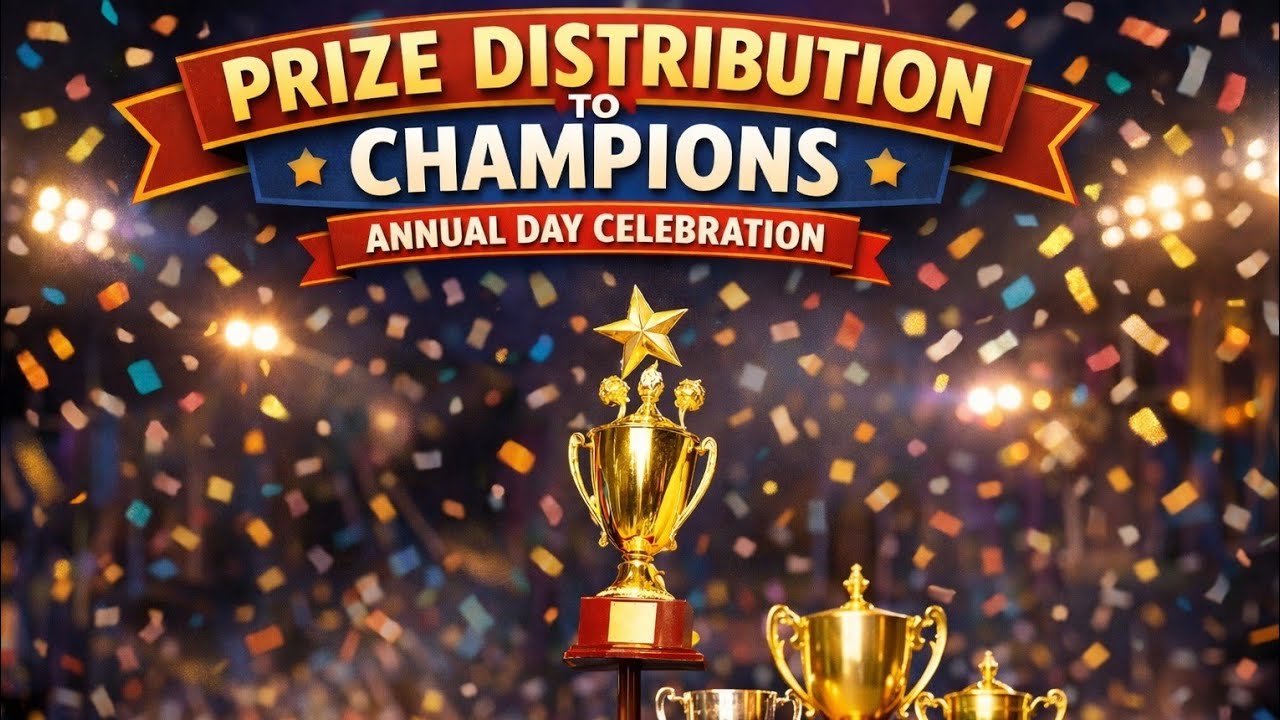 prize distrubutuon to our champions