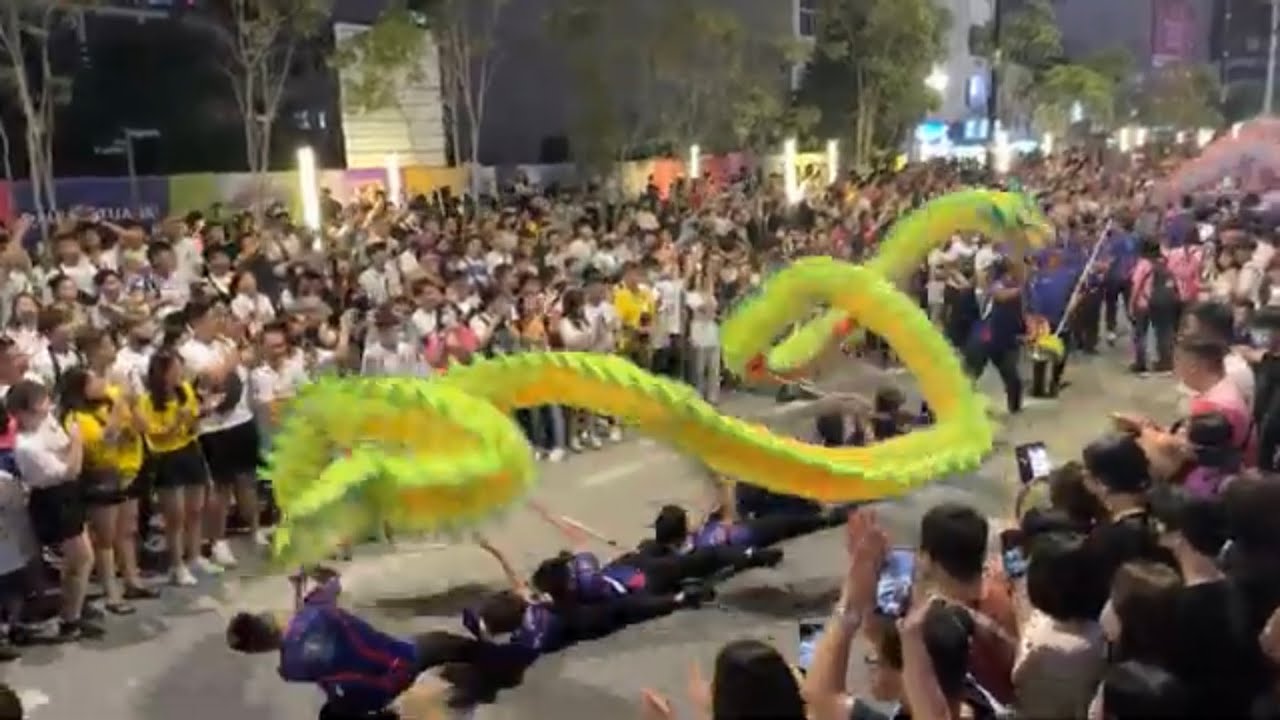 柔佛古庙2023癸卯年《众神巡游》👍👍👍精彩片段@ Entire Night View Highlights at City Square @ JB Chingay Festival 2023