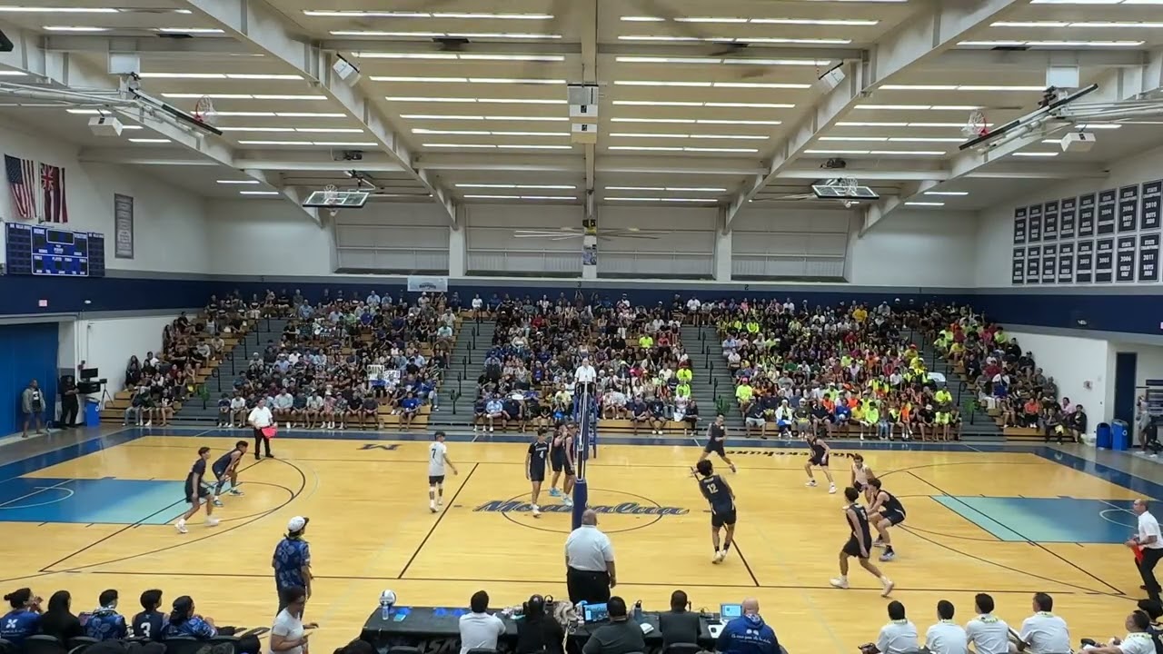 2025 State Finales Kamehameha vs. Punahou Set 1