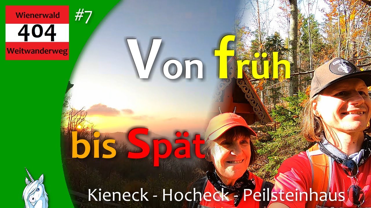 Wienerwald Weitwanderweg 404 - Kieneck Enzianhütte - Hocheck - Altenmarkt - Peilstein  Wandern in NÖ