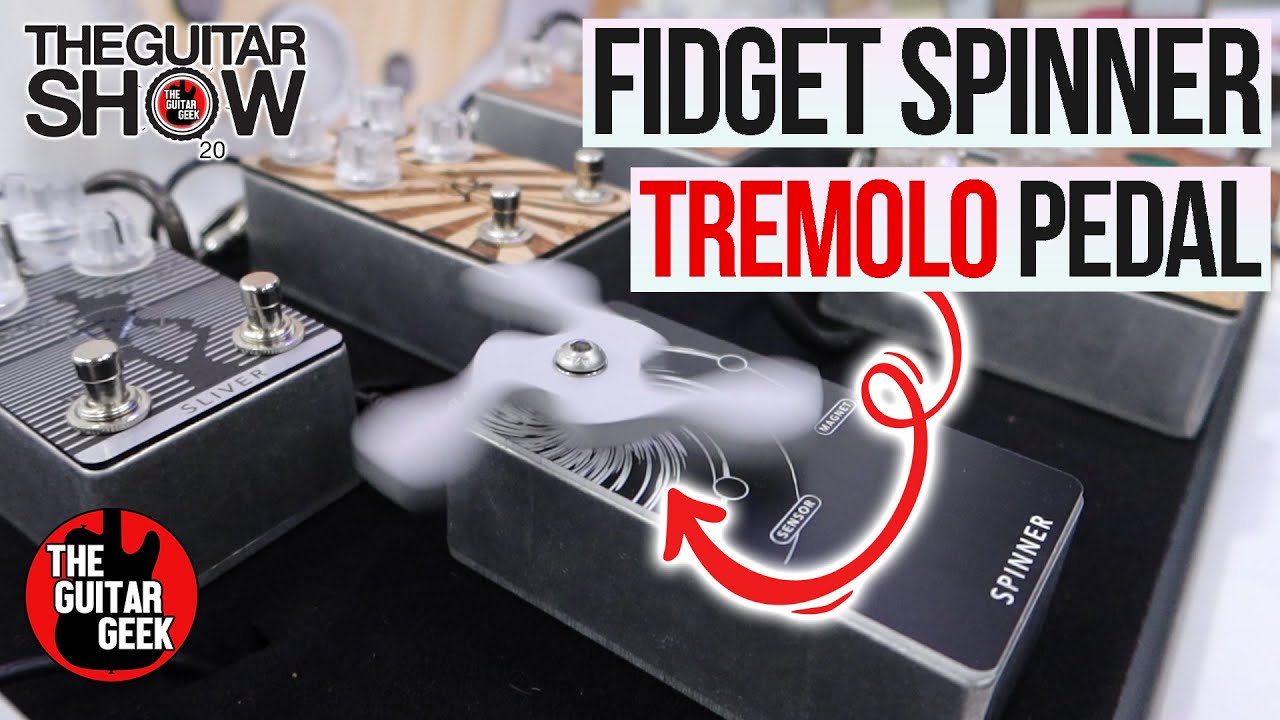Spinning expression  pedal from Anasounds - The Guitar Show 2020