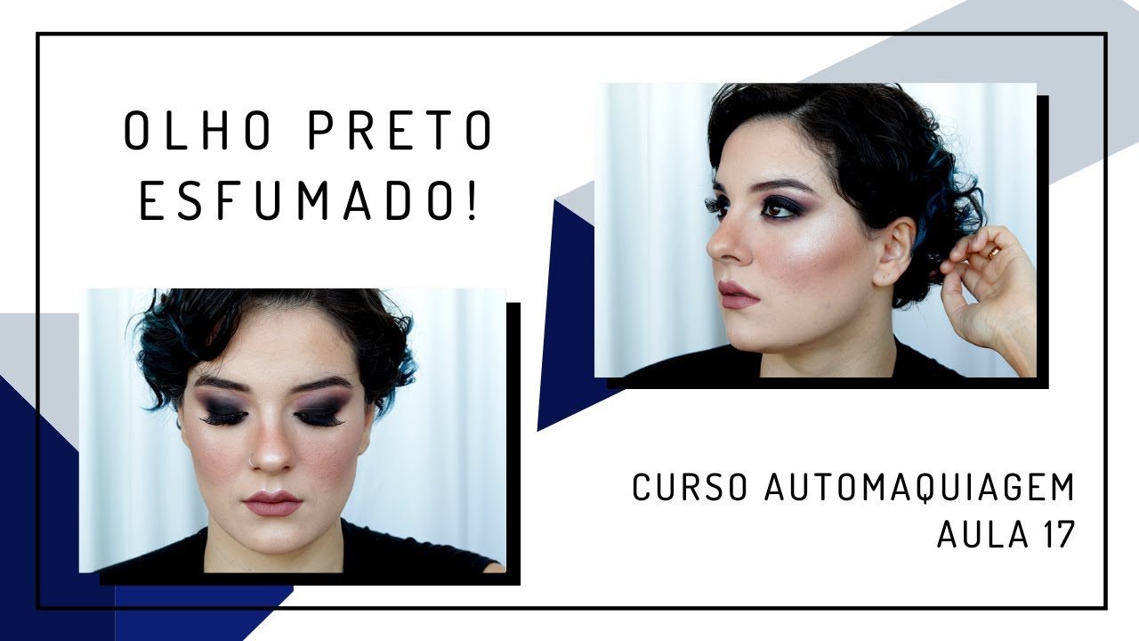 COMO FAZER OLHO PRETO ESFUMADO | #AULA17