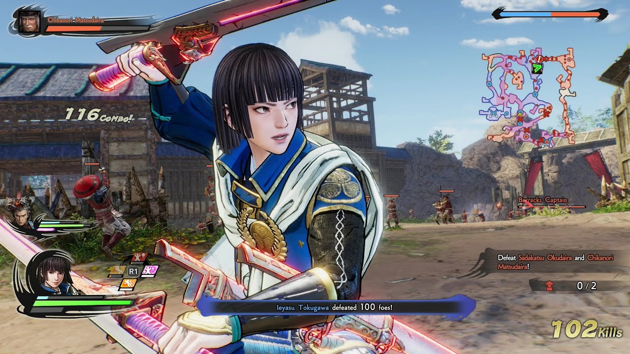 Samurai Warriors 5 - Nobunaga's Path | Mayhem in Mikawa (Part 8)