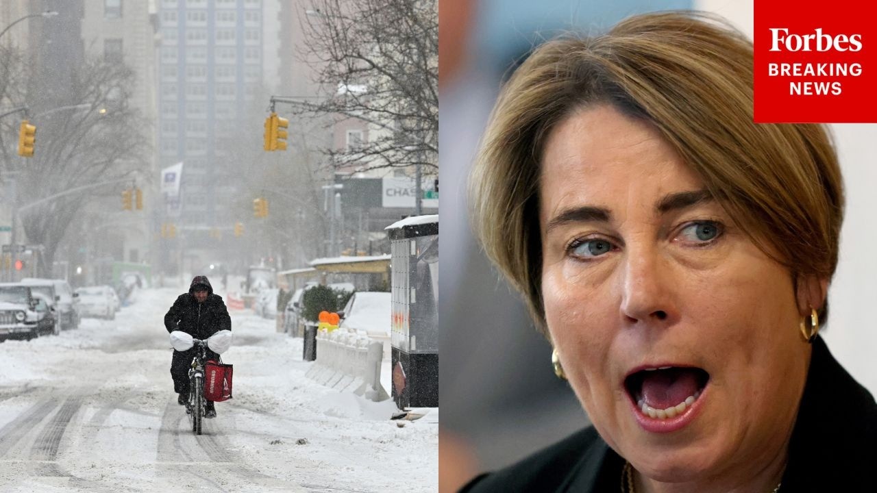 JUST IN: Massachusetts Gov. Maura Healey Holds Press Conference On Winter Storm Set To Hit State
