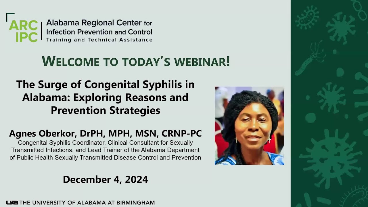 The Surge of Congenital Syphilis in Alabama: Exploring Reasons and Prevention strategies | ARC IPC