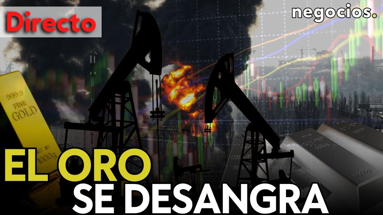 DIRECTO: El oro se desangra y arrastra a la plata, el petróleo disparado y las bolsas resisten