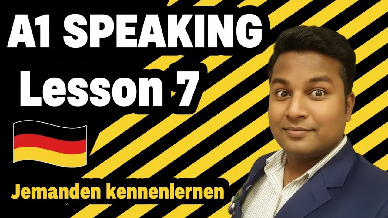 A1   Lesson 7  jemanden kennenlernen  Getting to know someone Learn German