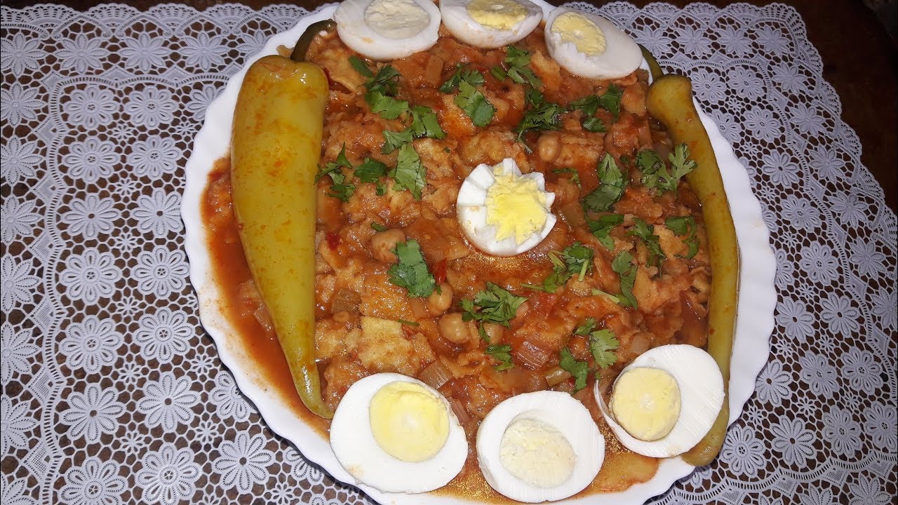 شهيوات ام ميمي/شخشوخة الماء تعلمي اكلات بلادي🧅🌶️craquement d’eau 🇩🇿