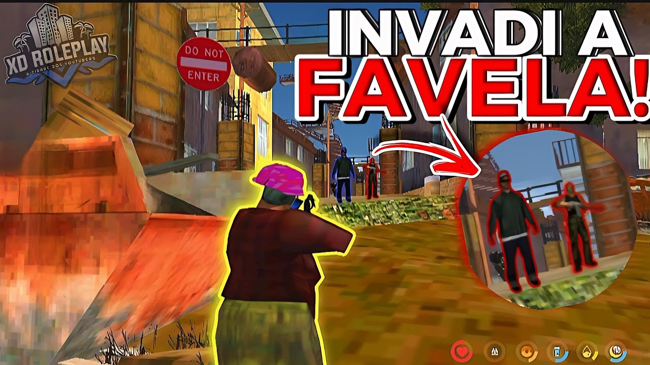INVADI uma FAVELA! 😱 no XD ROLEPLAY 