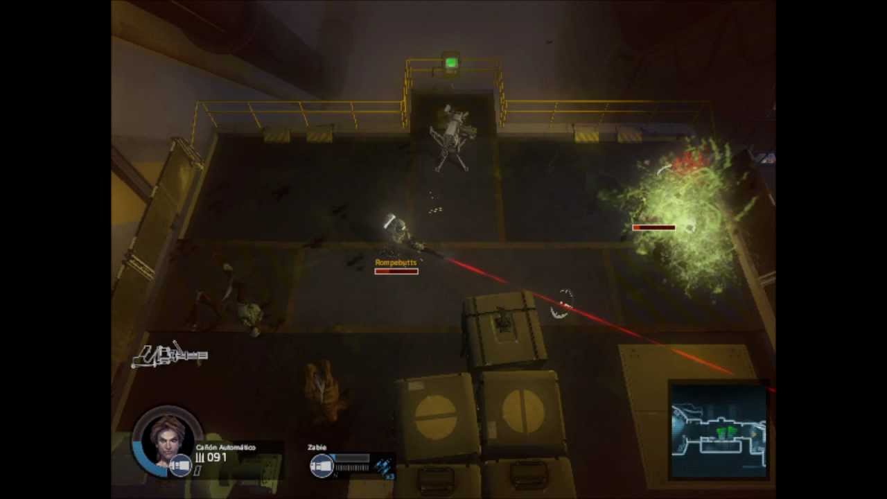 Lets Play Allien Swarm Con Zabiew! P1-Comida de Alien.