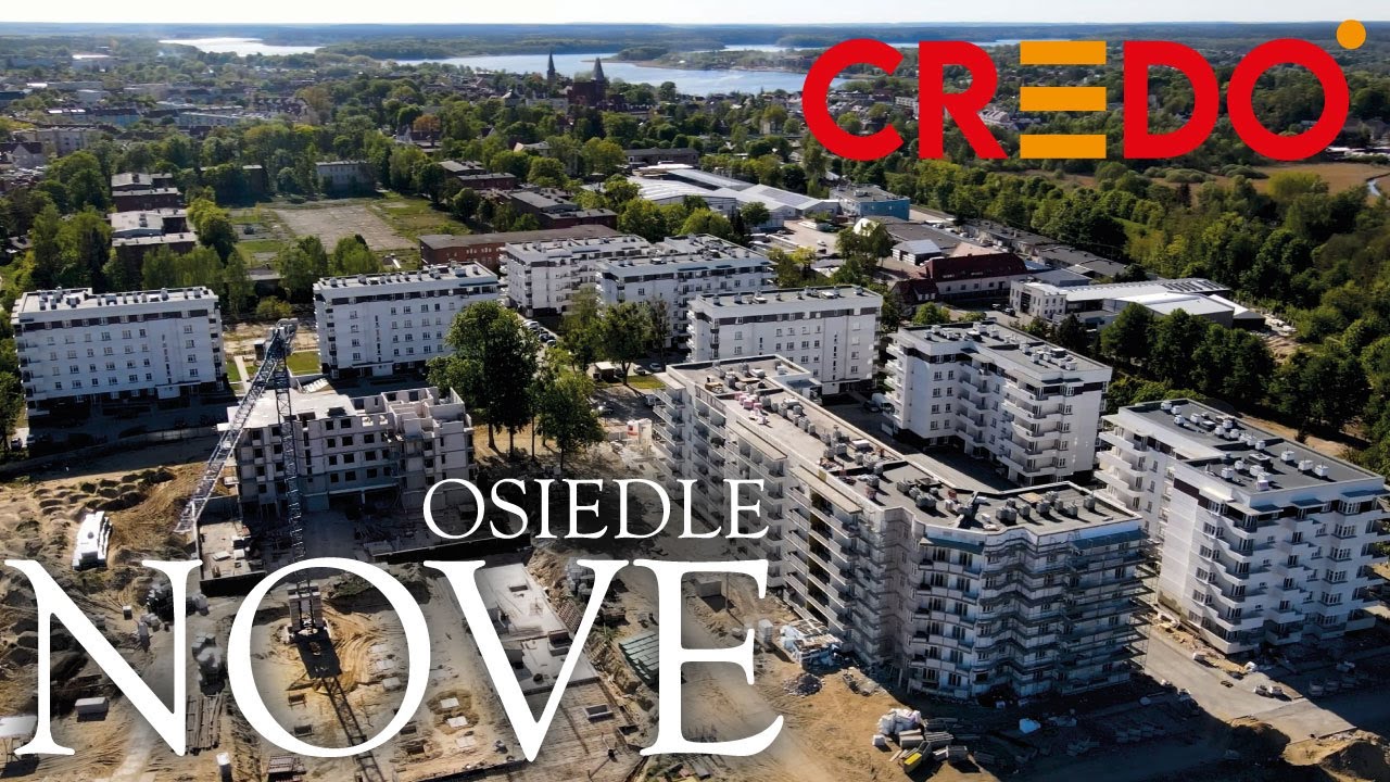 Osiedle NOVE - ul. 1 Dywizji w Ostródzie | II etap | CREDO | Czerwone Koszary | 05.2022 | DRON AKFD