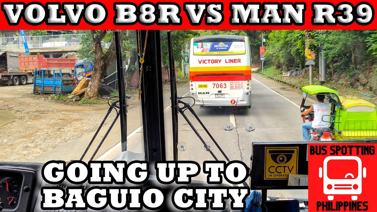 GENESIS VOLVO B8R VS VICTORY MAN R39 TO BAGUIO CITY