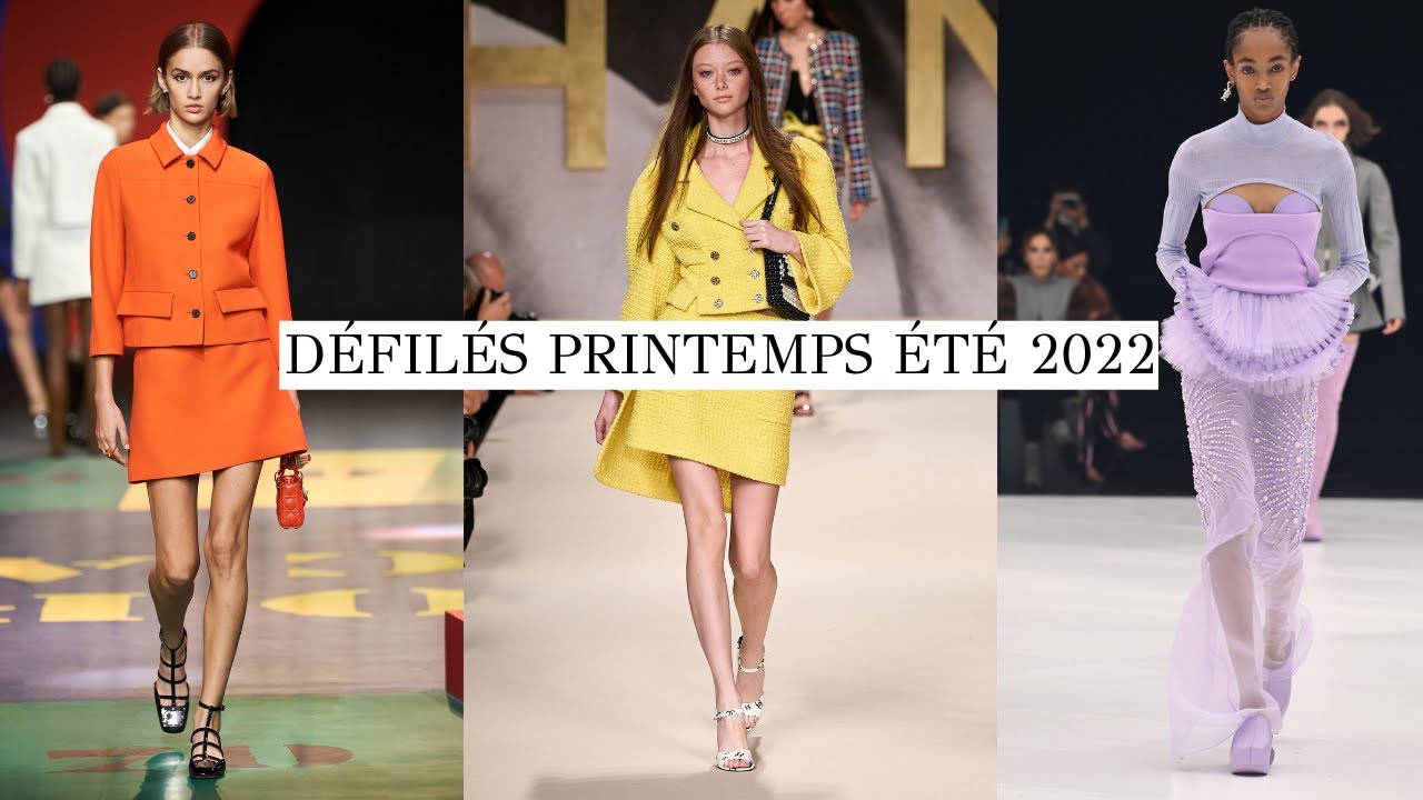 ANALYSE DES PROCHAINES TENDANCES PRINTEMPS ÉTÉ 2022 (FASHION WEEK PARISIENNE)