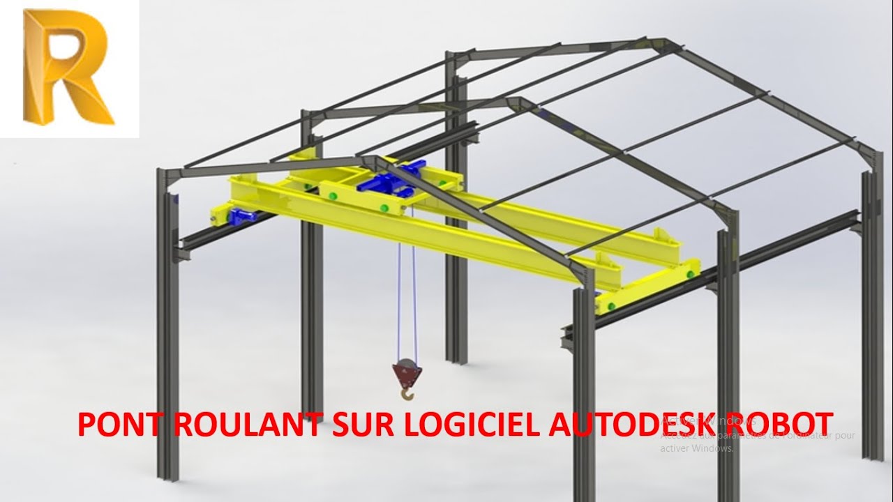 Etude d'un pont roulant sur logiciel AUTODEK ROBOT