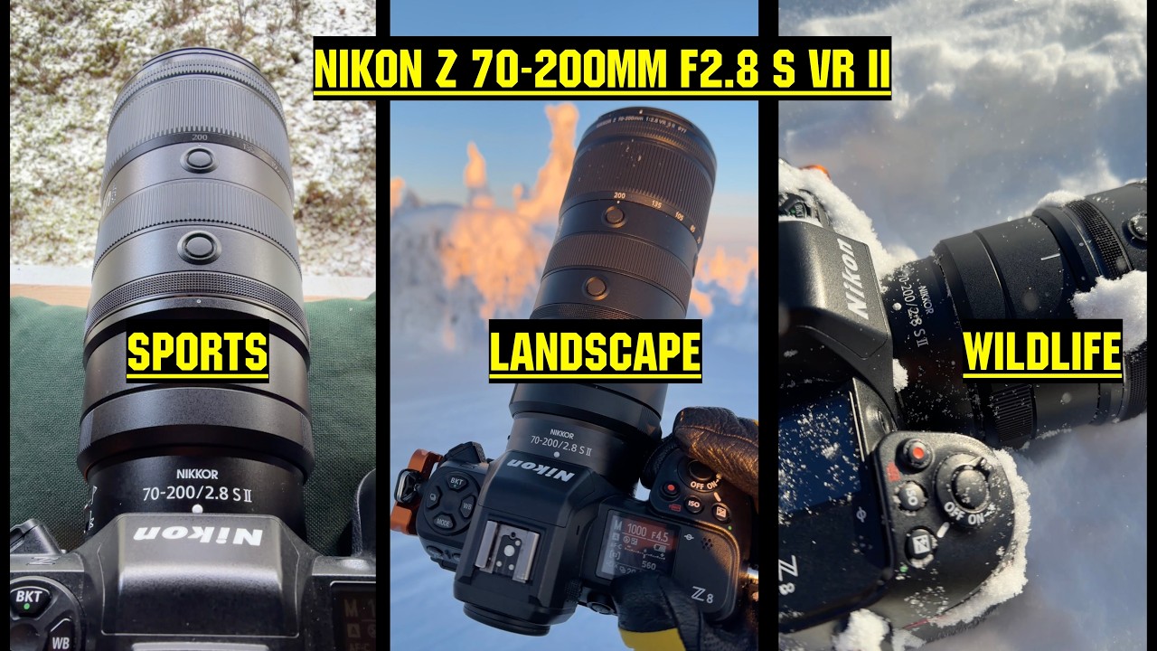 Nikon Z 70-200mm F2.8 II. Autofocus, Sharpness, Tele converter Tests.