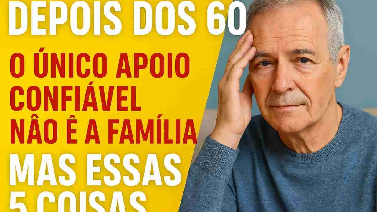 Após os 60, não é a família, mas sim estas 5 coisas o seu apoio mais confiável