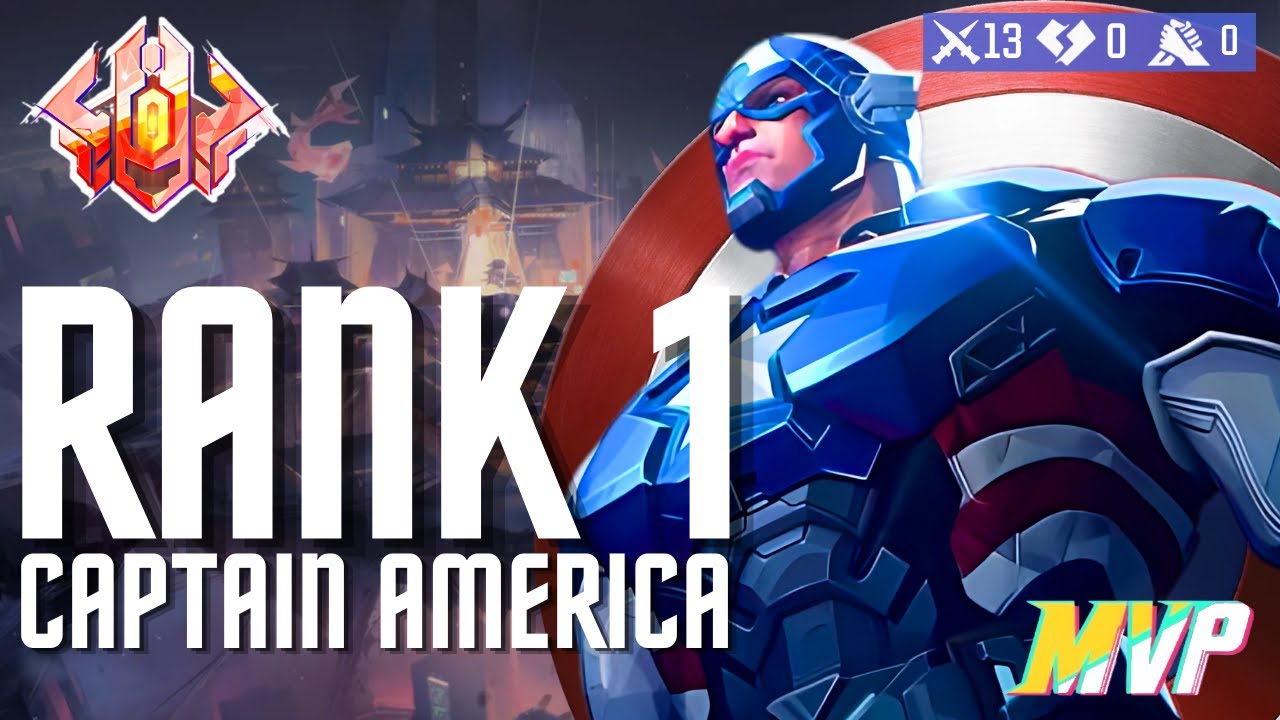 pølly | Rank 1 Captain America Gameplay | Marvel Rivals Season 2