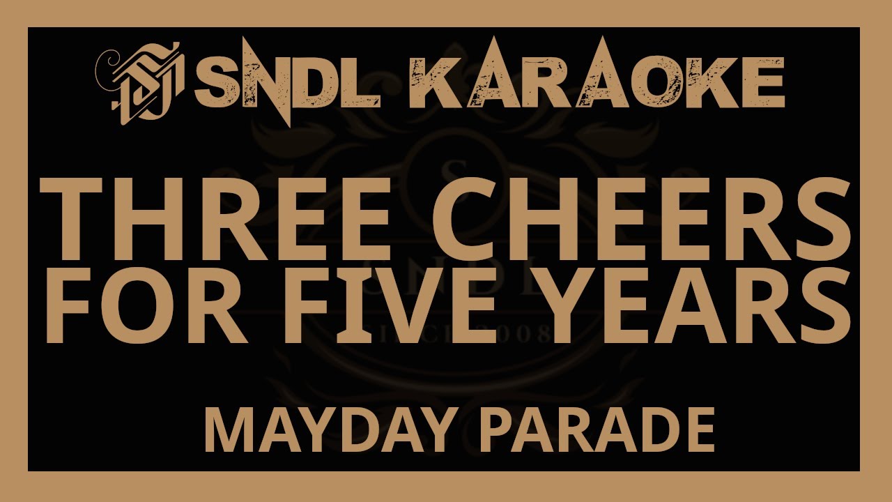 Mayday Parade - Three Cheers for Five Years (piano) [Karaoke]