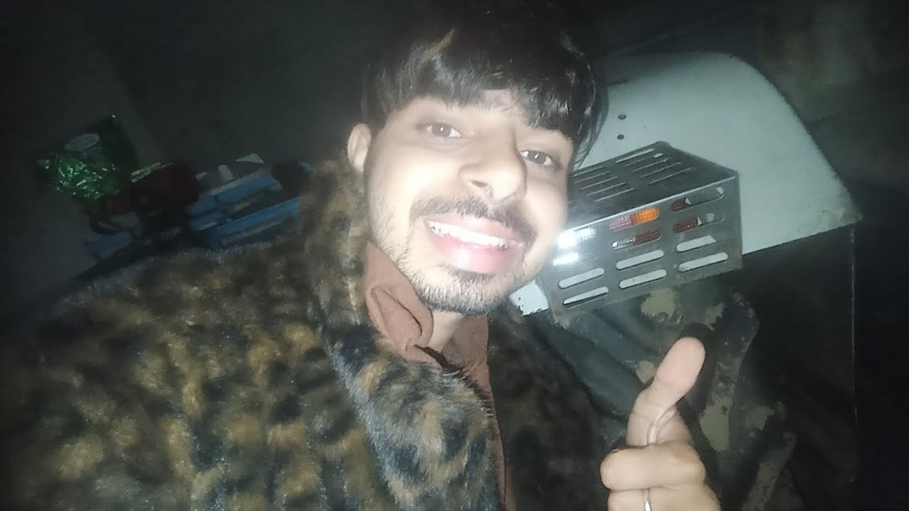 PART 2 ट्रैक्टर के mudgard पे 4 side light लगा दी और रात को देख भी ली