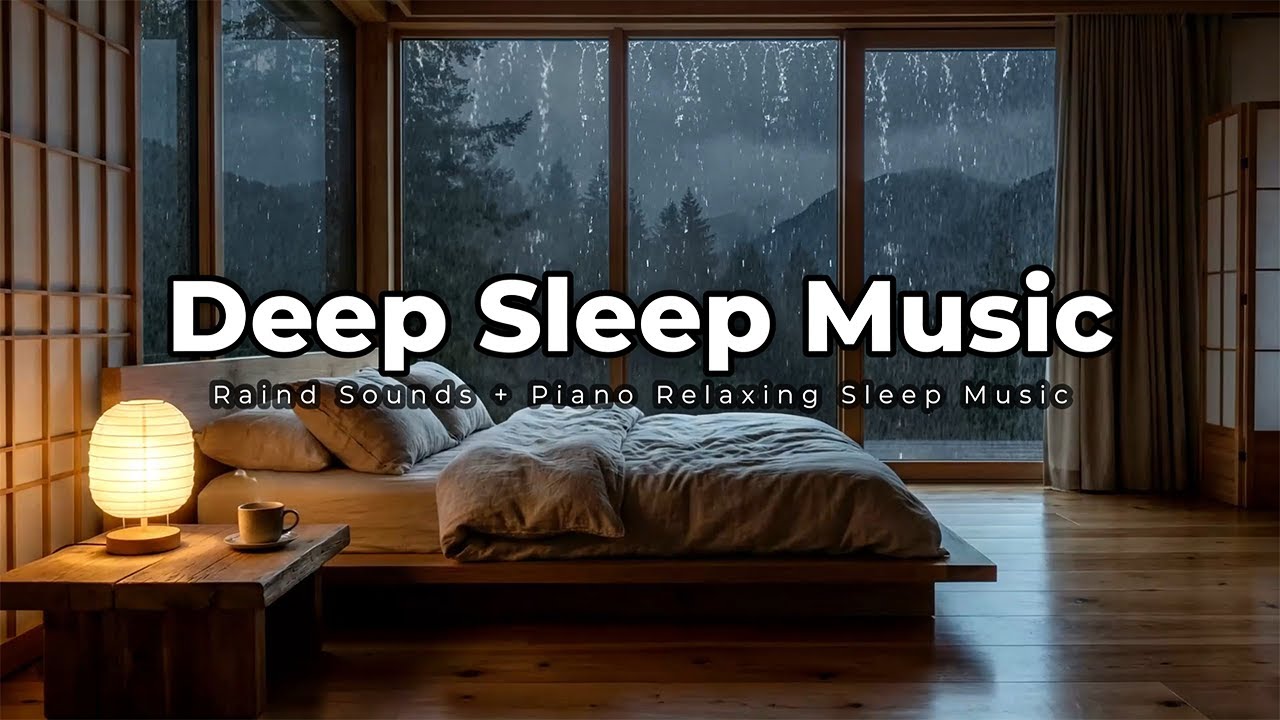 Soft Piano Sleep Music with Rain Sounds 🌧️ | Relaxation, Meditation & Deep Rest #08
