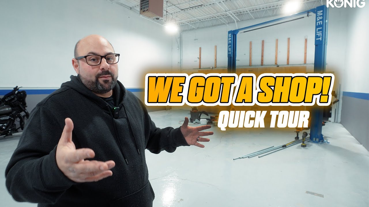 Our new SHOP SPACE to test WHEEL FITMENT | KONIG Wheels