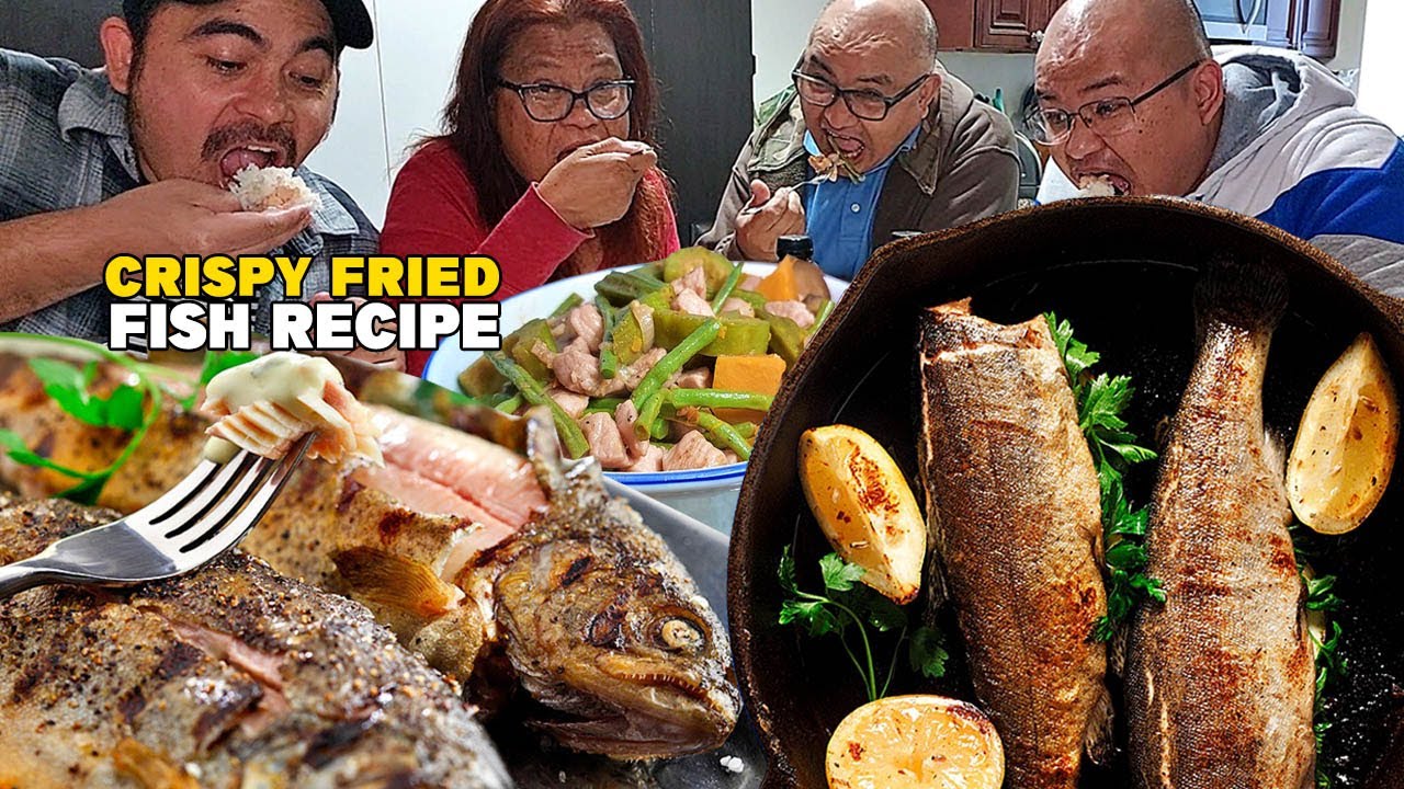 BEST CRISPY FRIED FISH RECIPE!! Super Tasty Whole Fried Trout!