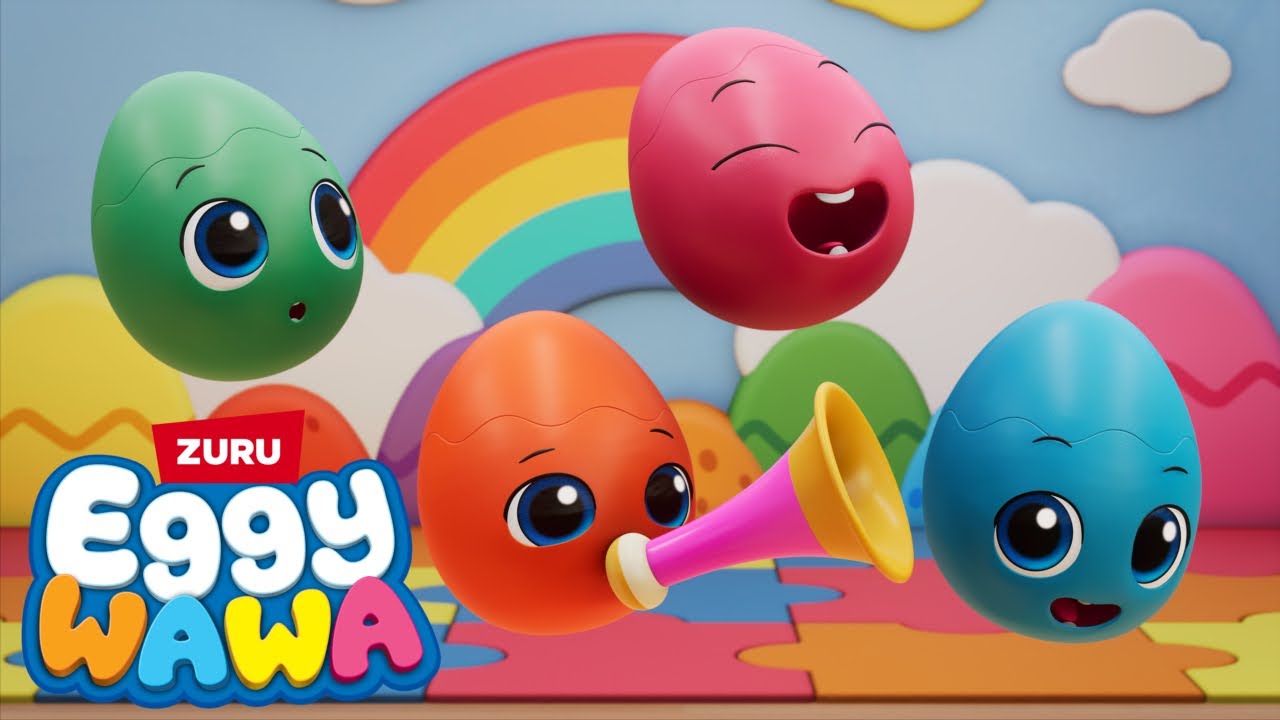 Learn at home with Eggy Wawa 🌠| Preschool learning | Nursery Rhymes