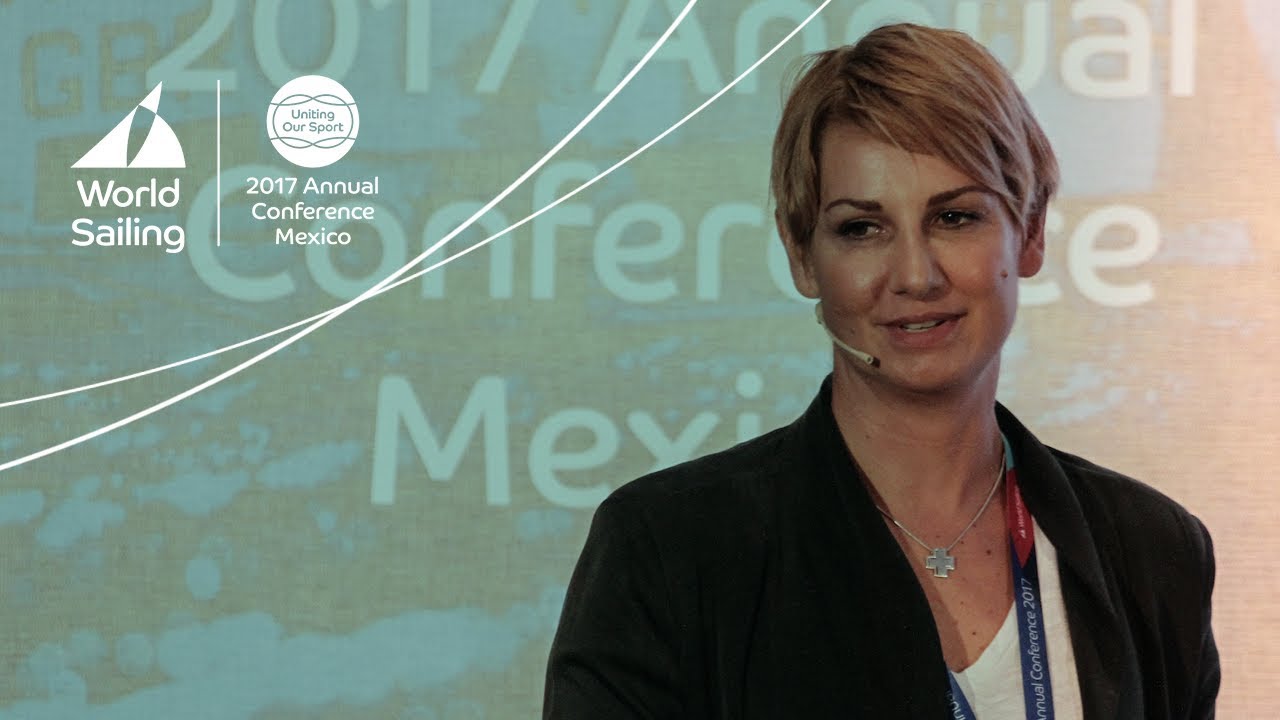 Sofia Bekatorou keynote speech at World Sailing Balancing the Boat Forum
