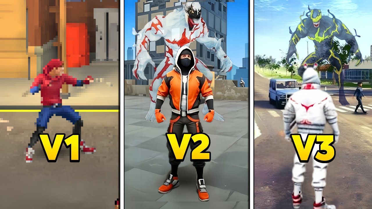 Old Version to New Version in SPIDER FIGHTER 3!