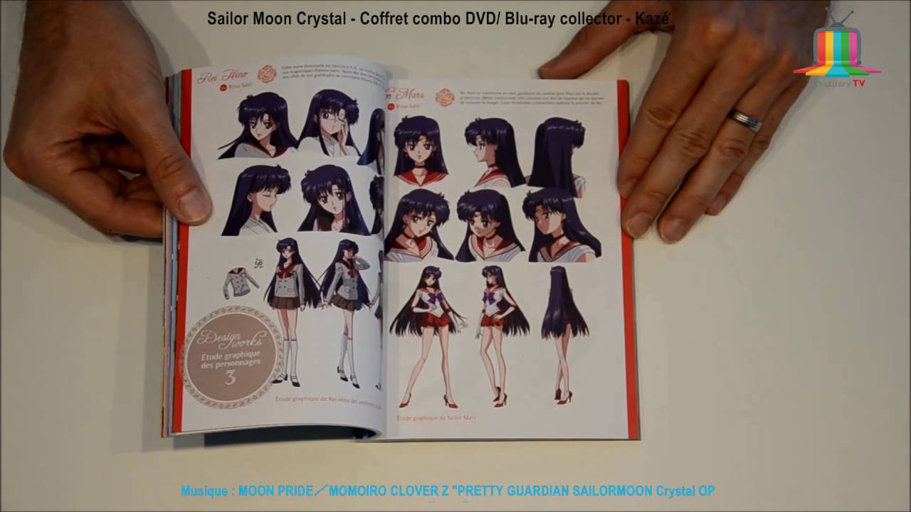 Unboxing coffret Sailor Moon Crystal combo DVD / Blu-ray