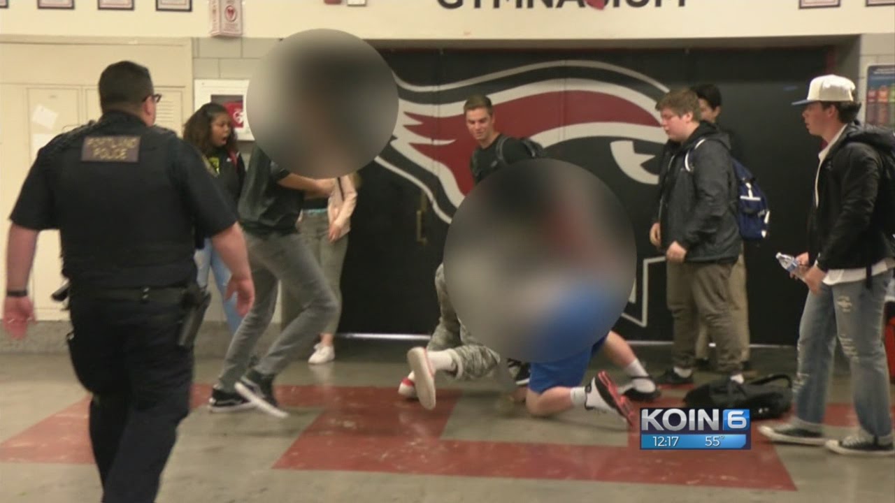 Watch: School Officer breaks up Lincoln HS fight